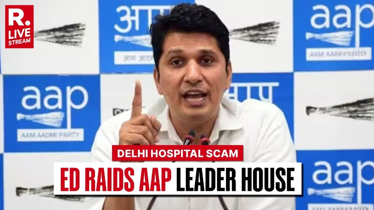 Delhi Hospital Scam LIVE: ED Raids AAP Leader Saurabh Bhardawaj's Residence