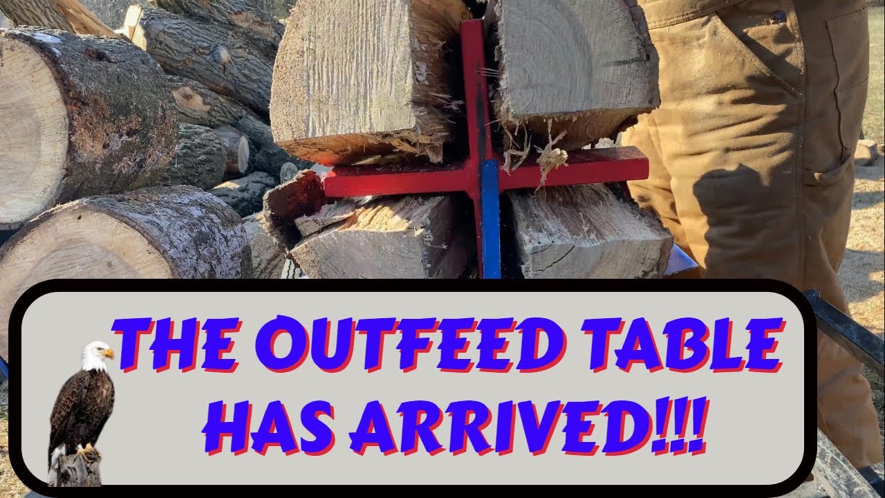 OUTFEED TABLE FOR THE LOG SPLITTER HAS ARRIVED! - #60.