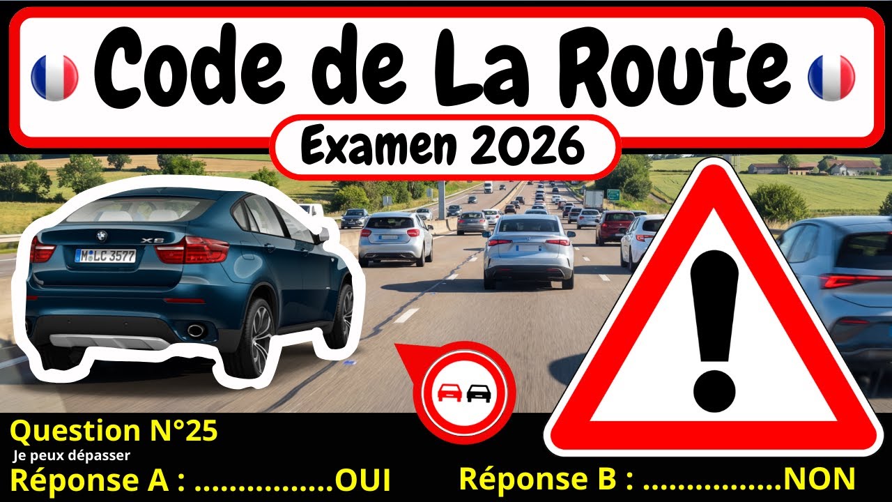 ✅ TEST GRATUIT DU CODE DE LA ROUTE 2026 🚗 #159