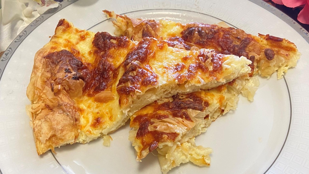 Brza pita harmonika sa sirom 🧀 od gotovih kora | Delicious Cheese Pie with Ready-Made Phyllo