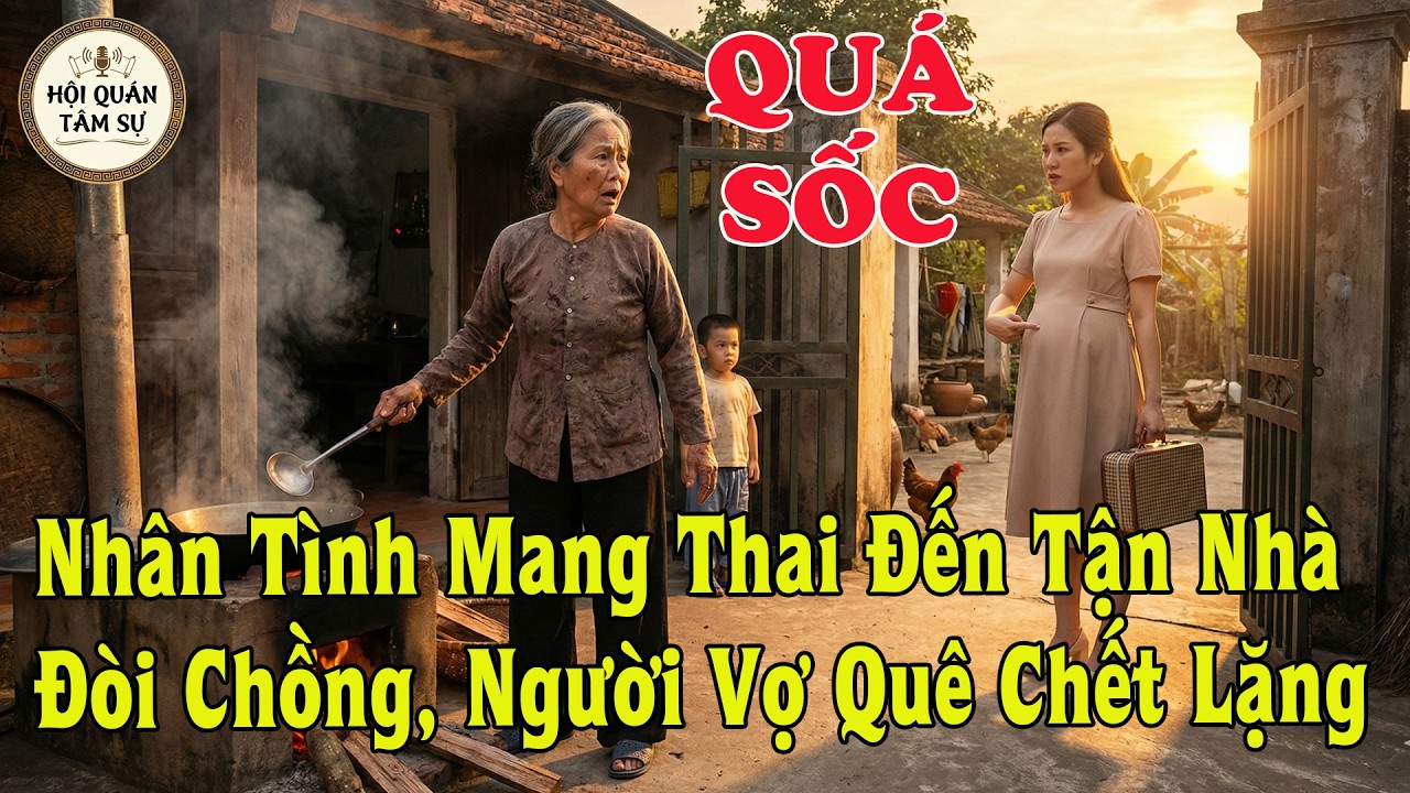 TÂM SỰ CÙNG VĂN SÂM: Nhân Tình Mang Thai Đến Tận Nhà Đòi Chồng, Người Vợ Quê Chết Lặng