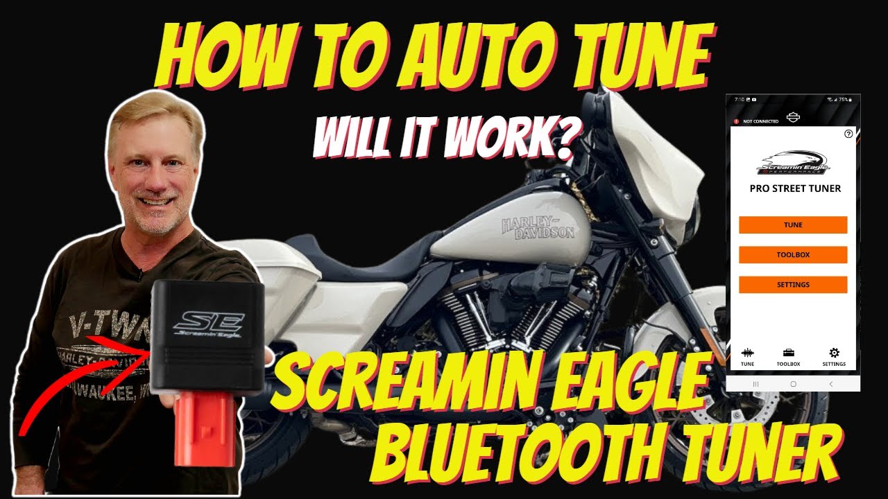 Auto Tuning Your Harley With The Screamin Eagle Pro Street Bluetooth Tuner