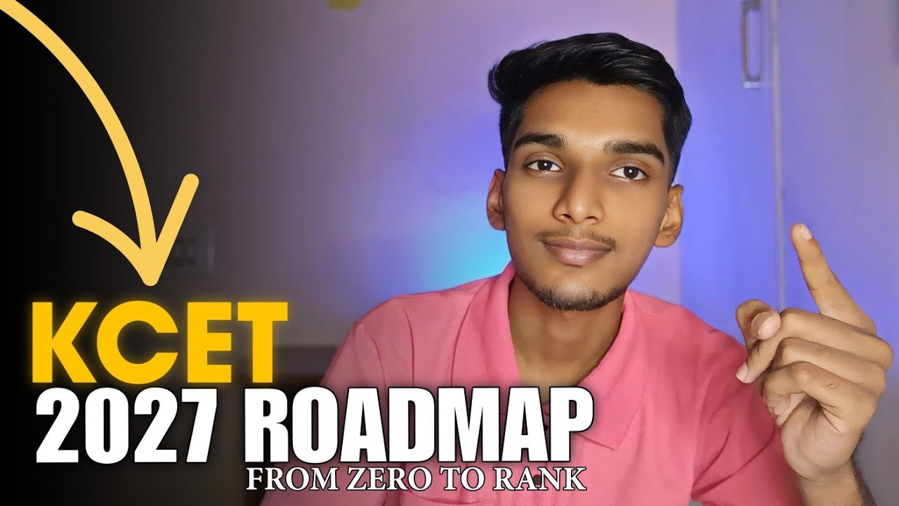 KCET 2027 Complete Roadmap for Beginners | Zero to Rank