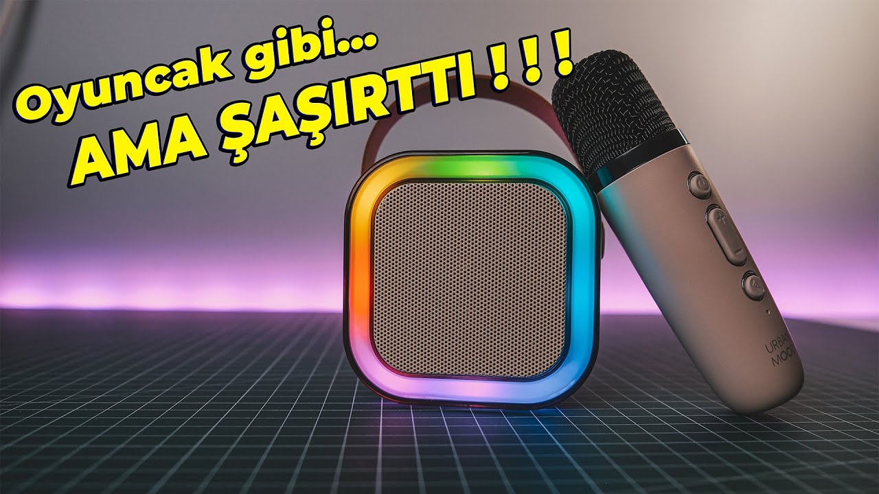 HOPARLÖRLÜ YENİ NESİL KARAOKE MİKROFON! | Urban Mood K13