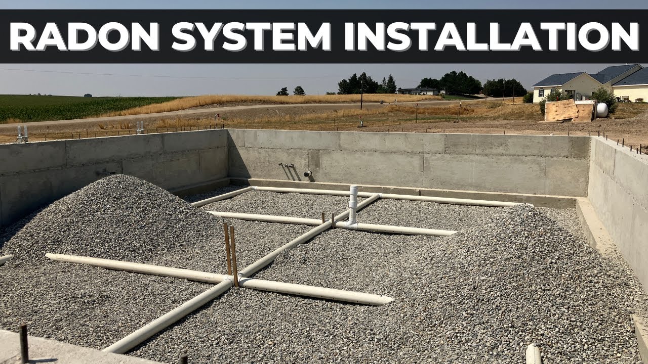 Radon Pipe Install for a Subfloor Foundation