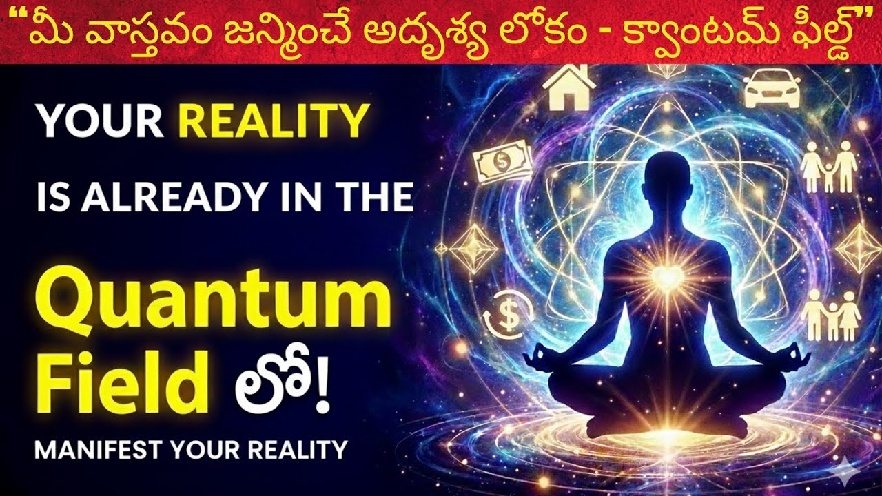 “మీ వాస్తవం జన్మించే అదృశ్య లోకం – క్వాంటమ్ ఫీల్డ్”