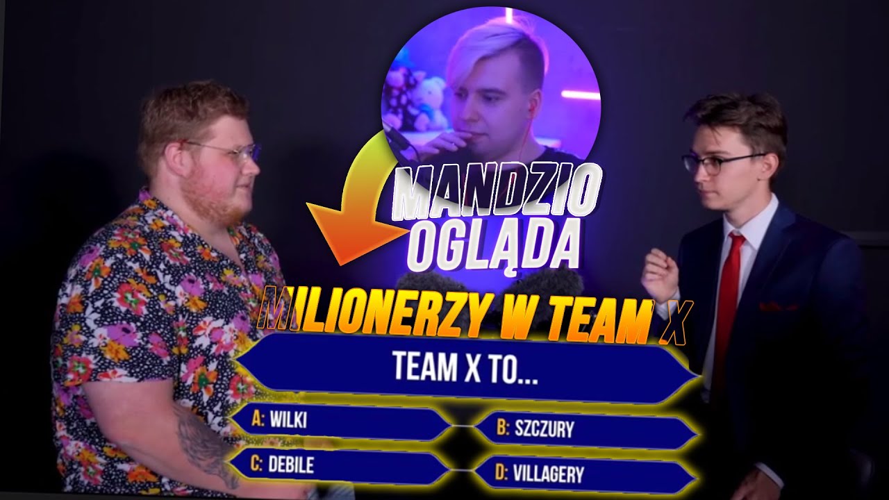 MANDZIO OGLĄDA - MILIONERZY W TEAM X | MANDZIO SHOTY Z LIVE