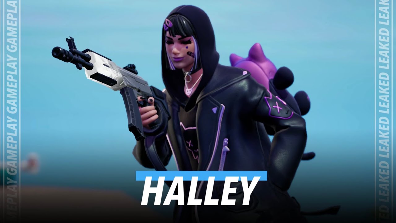 LEAKED &ldquo;HALLEY&rdquo; SKIN GAMEPLAY!!! (Women&rsquo;s Day Skin) - Fortnite Battle Royale