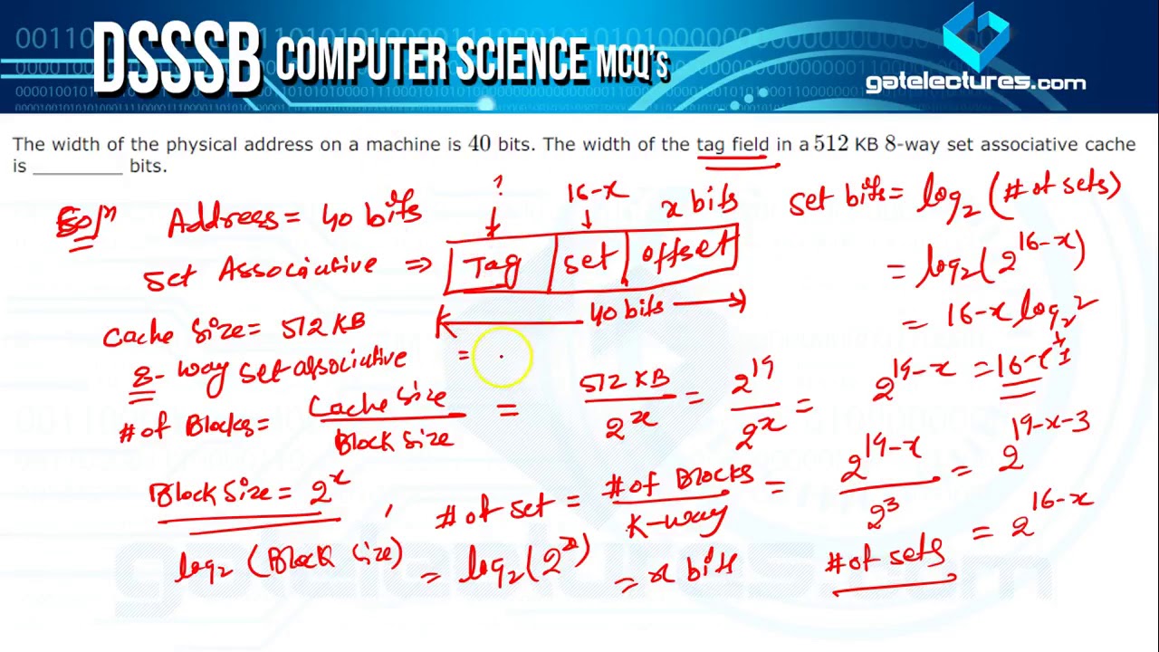 PGT Computer Science 200 Best MCQ's Computer Architecture Organization CAO 151 to 160