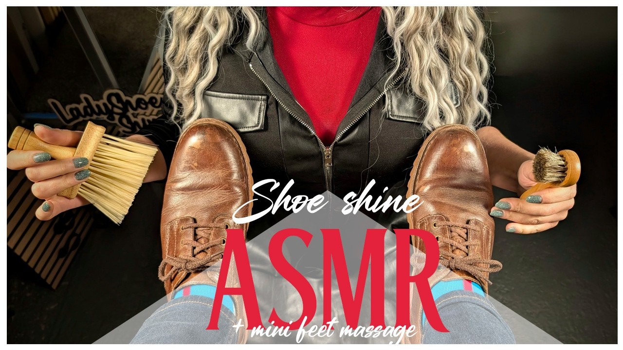 I Almost Painted These Black... (ASMR Shoe Restoration)