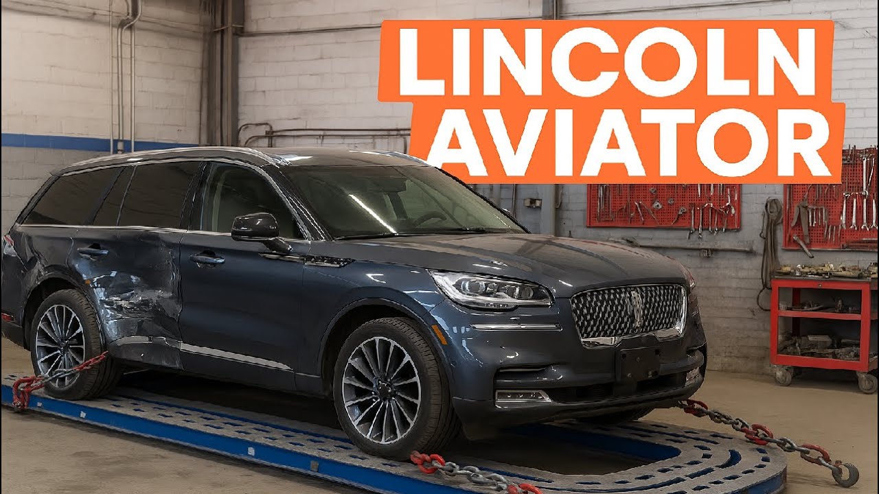 Жёсткий ремонт Lincoln Aviator после ДТП