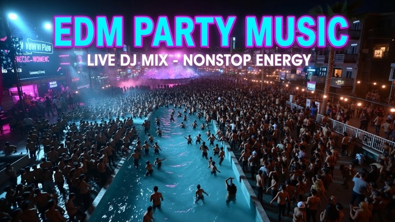 EDM Вечеринка 2025 - Нон-стоп ритмы | Усиленный бас и лучший DJ микс