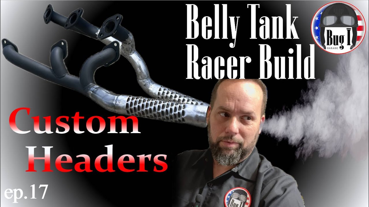Belly Tank Racer Build - ep.17 - Semi Custom Headers on the Ford Flathead V8 - It looks mean!!