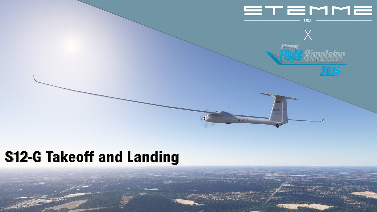 Stemme S12-G Takeoff and Landing | MSFS 2024