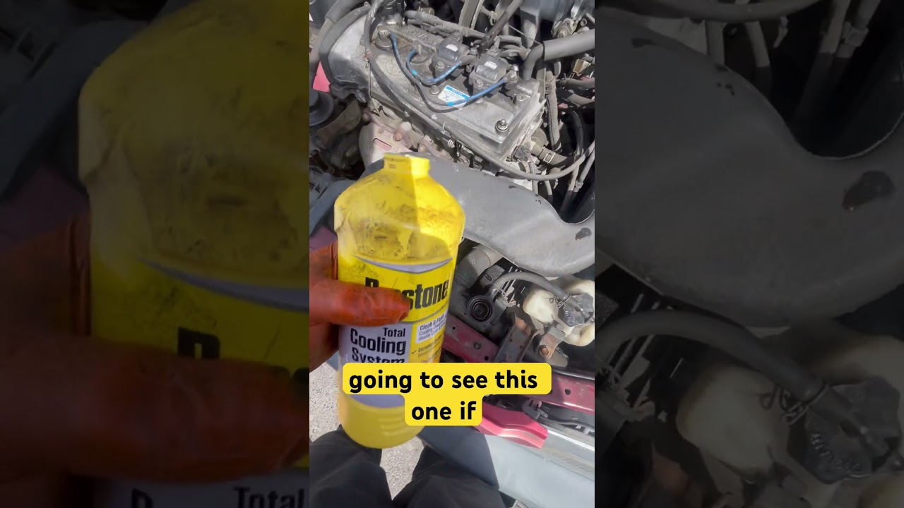 @prestoneOfficial always using this coolant flush to get the best cleaning action in your coolant system