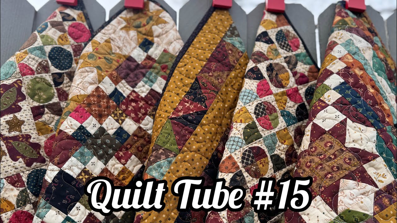 Quilt Tube #15 Quilting progress update #quilt #quilttube