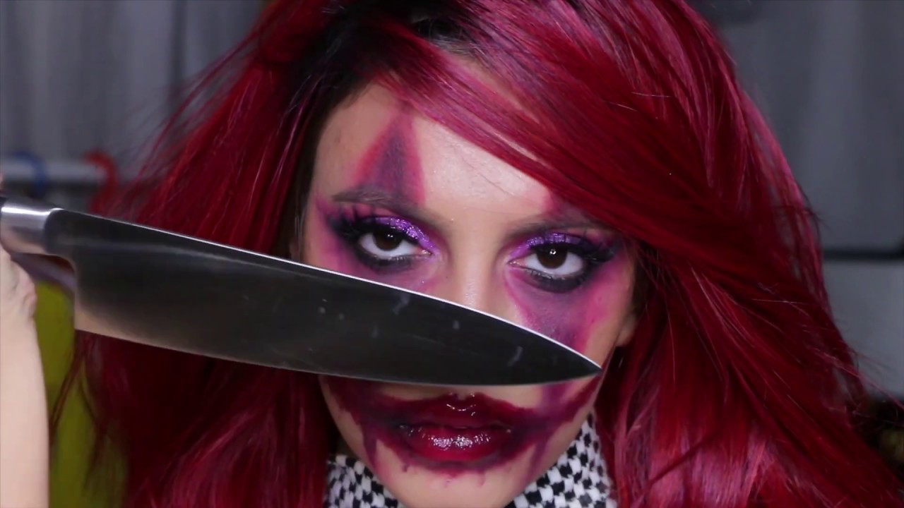 SCARY CLOWN 🤡 - Halloween Makeup look 2019