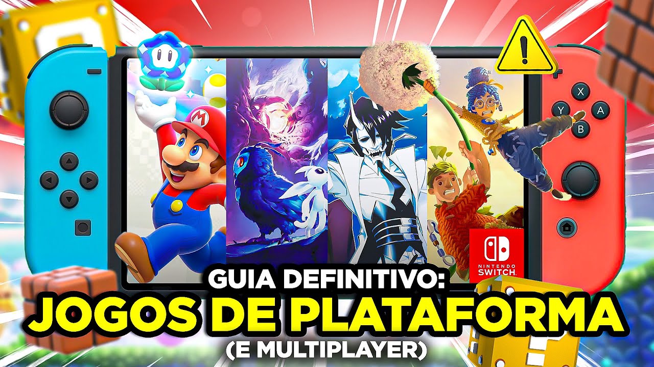 GUIA DEFINITIVO dos MELHORES JOGOS DE PLATAFORMA (e Multiplayer) no Nintendo Switch: Qual comprar?