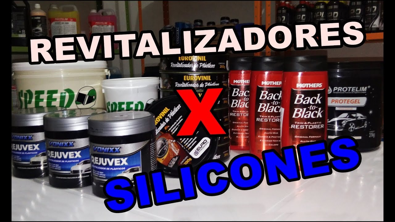 Revitalizadores De Plásticos x Silicones