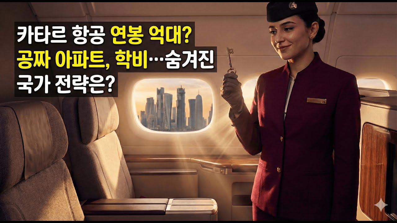 카타르 항공 연봉 억대? 공짜 아파트, 학비…숨겨진 국가 전략은?