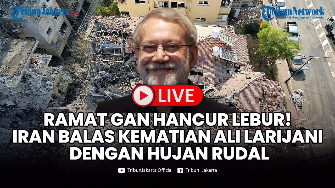 🔴LIVE: RAMAT GAN HANCUR! Iran Balas Kematian Ali Larijani dengan Hujan Rudal di Jantung Kota Israel