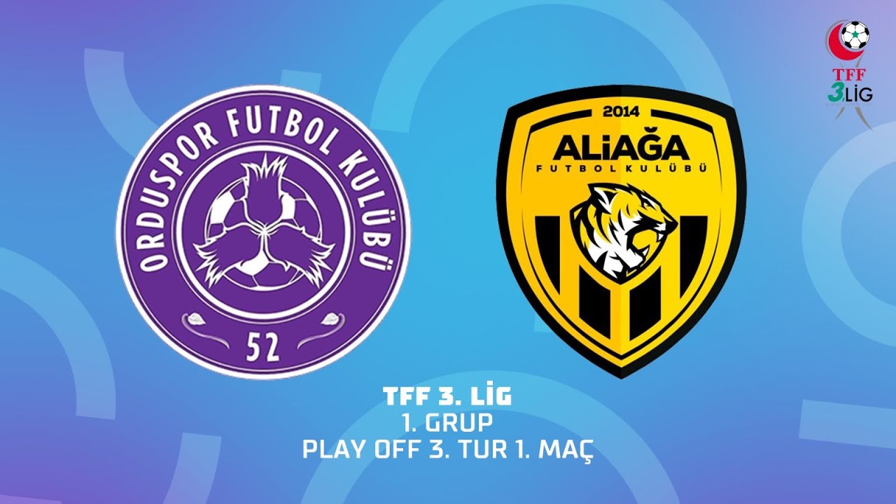 TFF 3. Lig 1. Grup Play Off 3. Tur 1. Ma&ccedil; | 52 Orduspor FK - Aliağa Futbol A.Ş