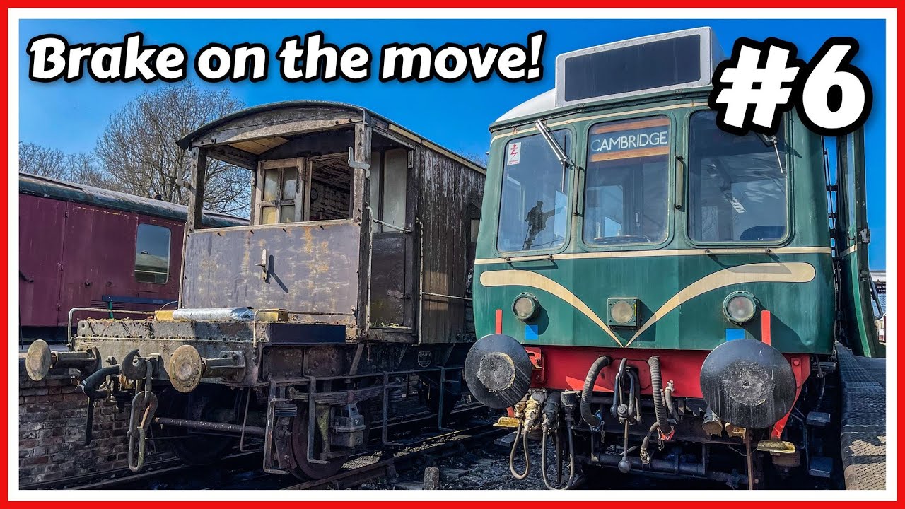 Driving a Hunslet! Brake Van moves? - Brake Van Diaries #6