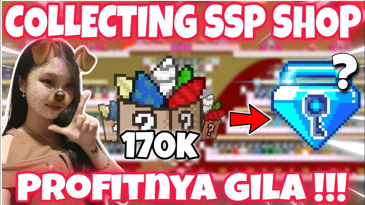 COLLECTING BGL dari 170K SSP PACK🤯 CLEAR PROFIT 60% DARI MODAL ?! || GROWTOPIA