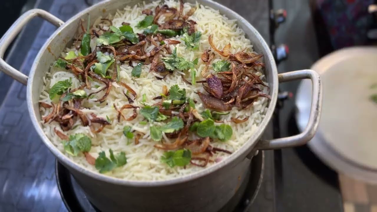 #food #cooking #chickendumbiryani