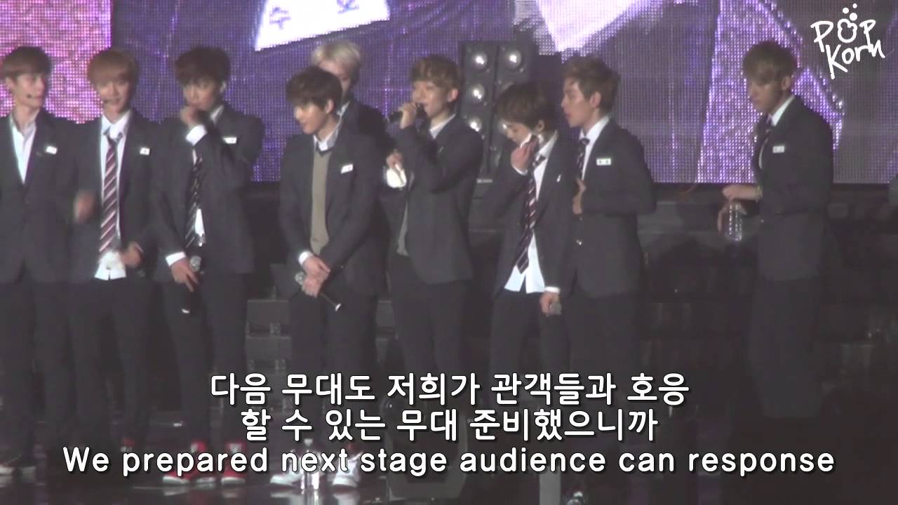 131003 EXO Interview1 (Eng Sub) @GMarket Concert Stay G6