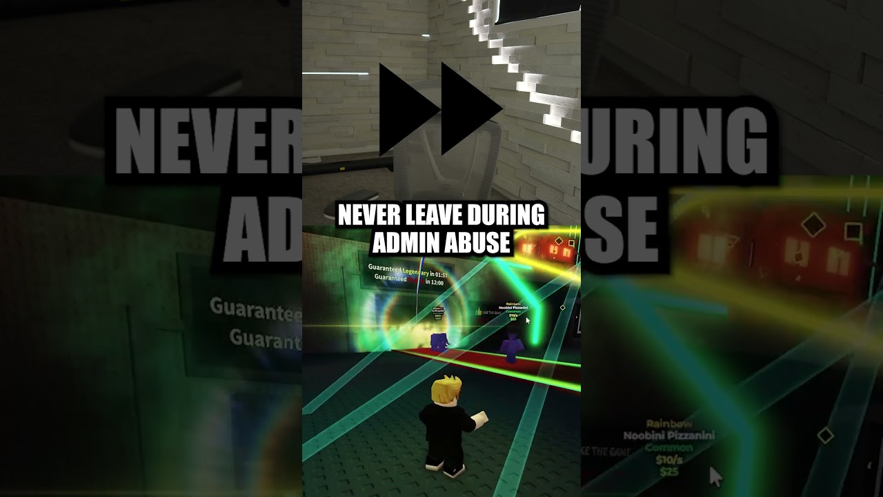 NEVER LEAVE DURING ADMIN ABUSE!