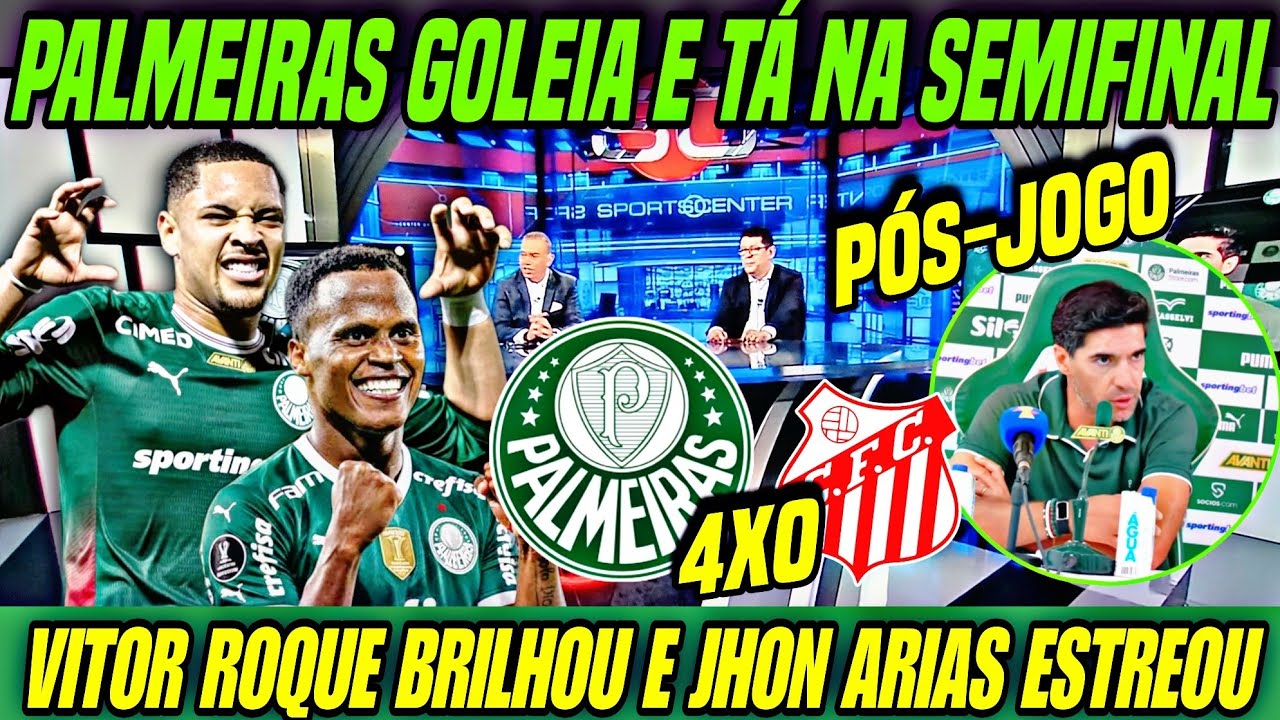 VERDÃO GOLEIA O CAPIVARIANO E TÁ NA SEMIFINAL DO PAULISTÃO | PALMEIRAS 4X0 CAPIVARIANO PÓS-JOGO