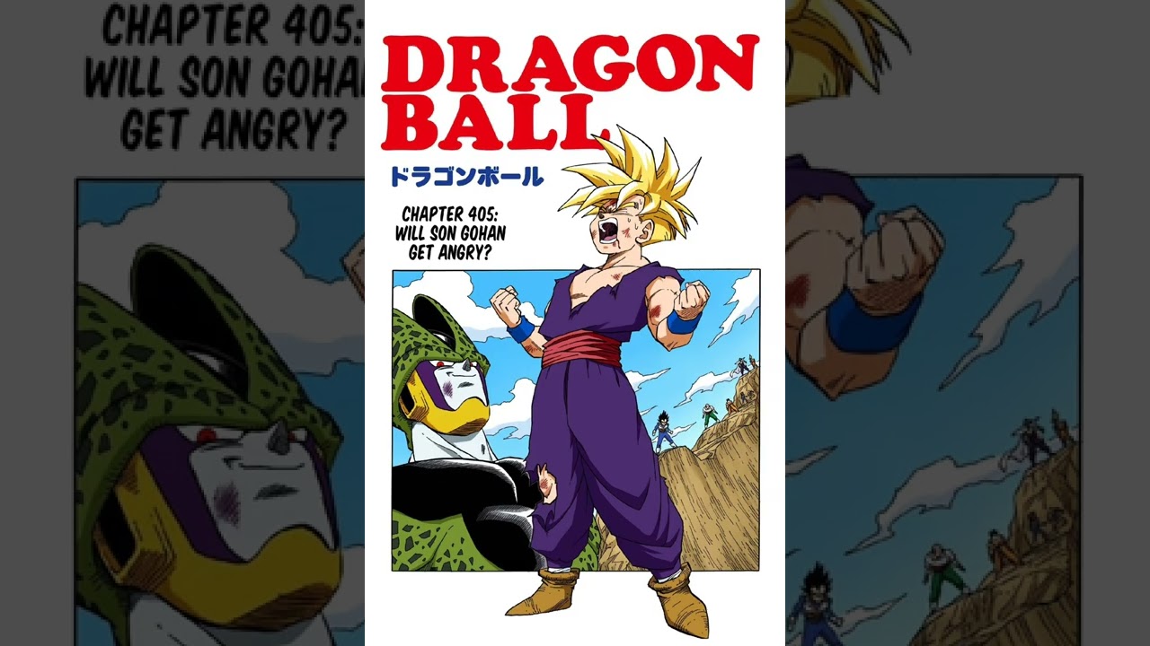 dragon ball z manga full color Gohan vs cell part 3