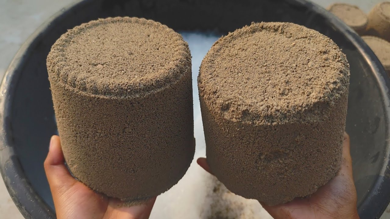 New Video🔊Grainy Sand Mud Whole crushing+Crumbling in foamy water 🫧🌊🤤 Mouthwatering Asmr 🤎