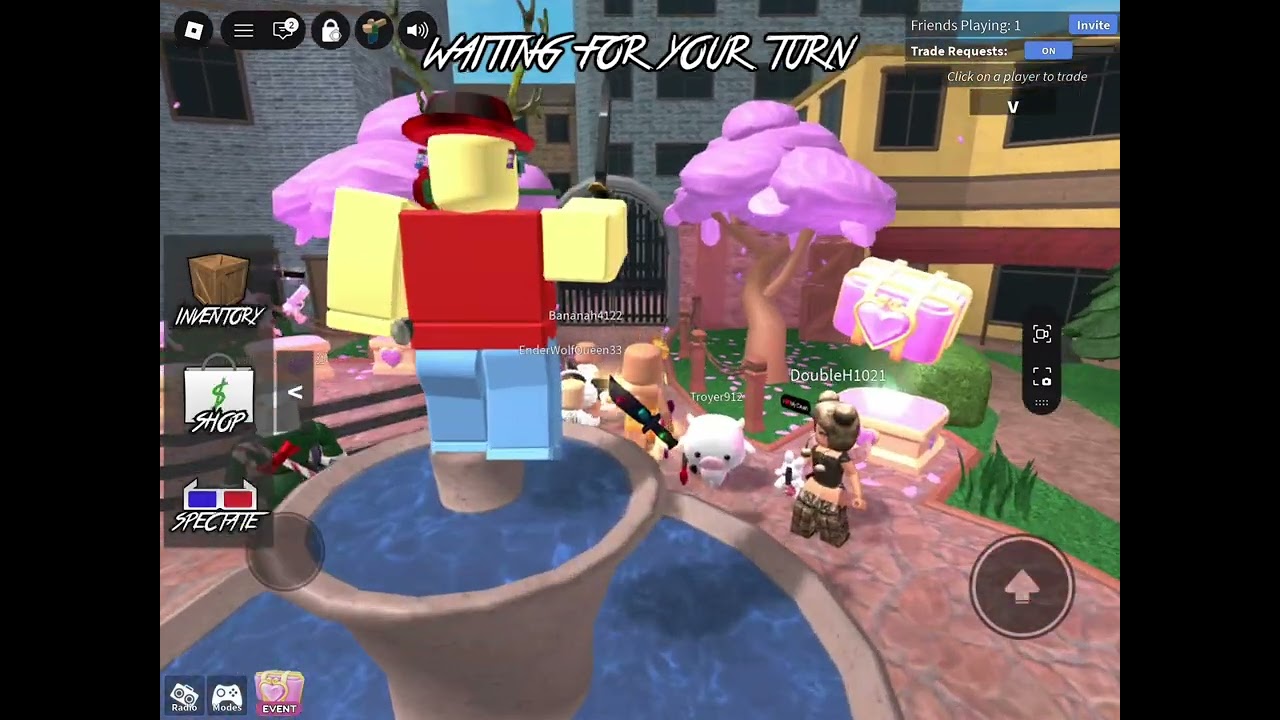 PLAYING MM2 WITH FANS