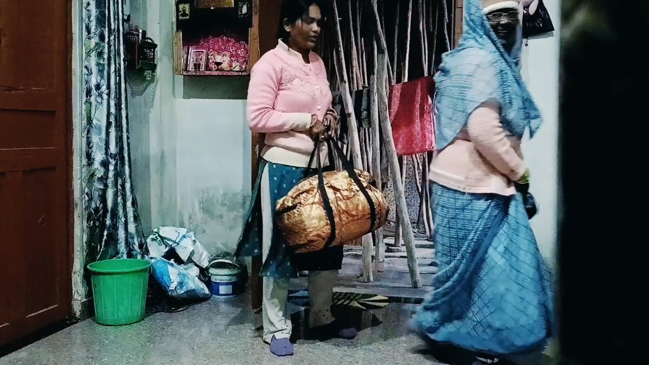 मेरे मम्मी पापा आ गए लेंटर पड़वाने के लिए ||