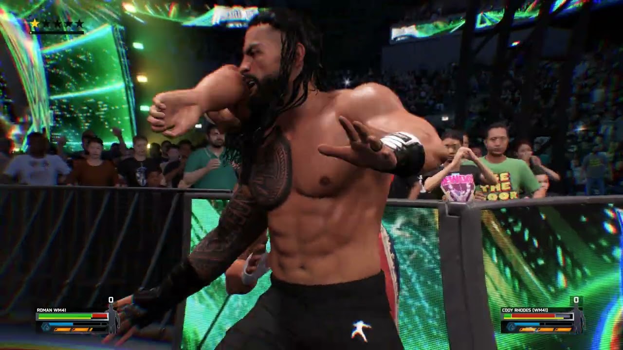 WWE2K25-Roman Reigns vs Cody Rhodes l WWE Title Match