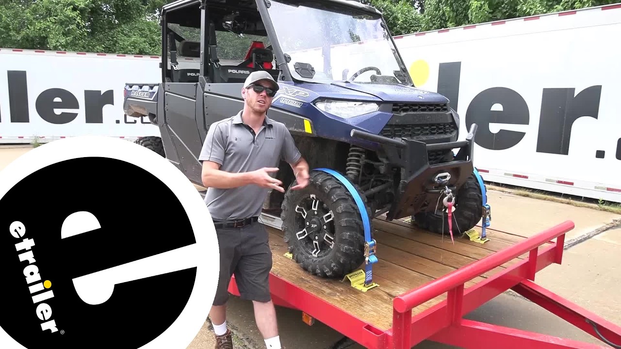 What to Know About the Erickson ATV E Track Tie-Down Kit w/ Ratchet Straps and Wheel Chocks