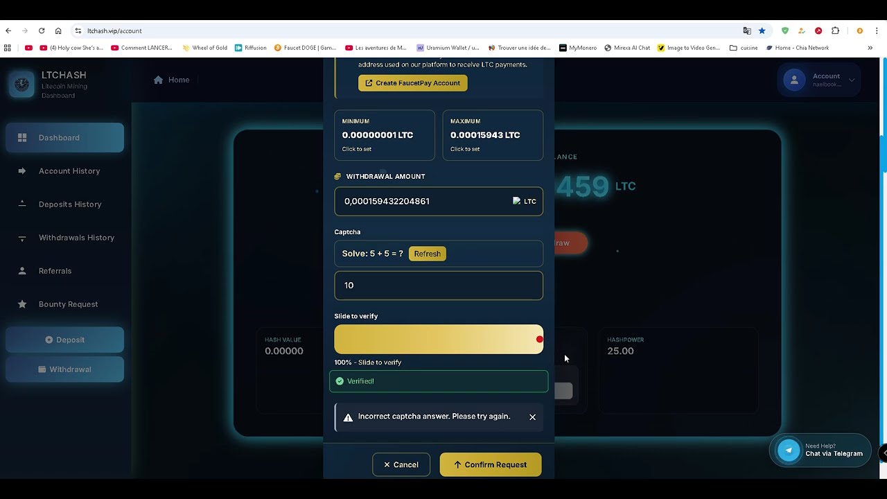 Auto Mining Free LTC HASH (2026)