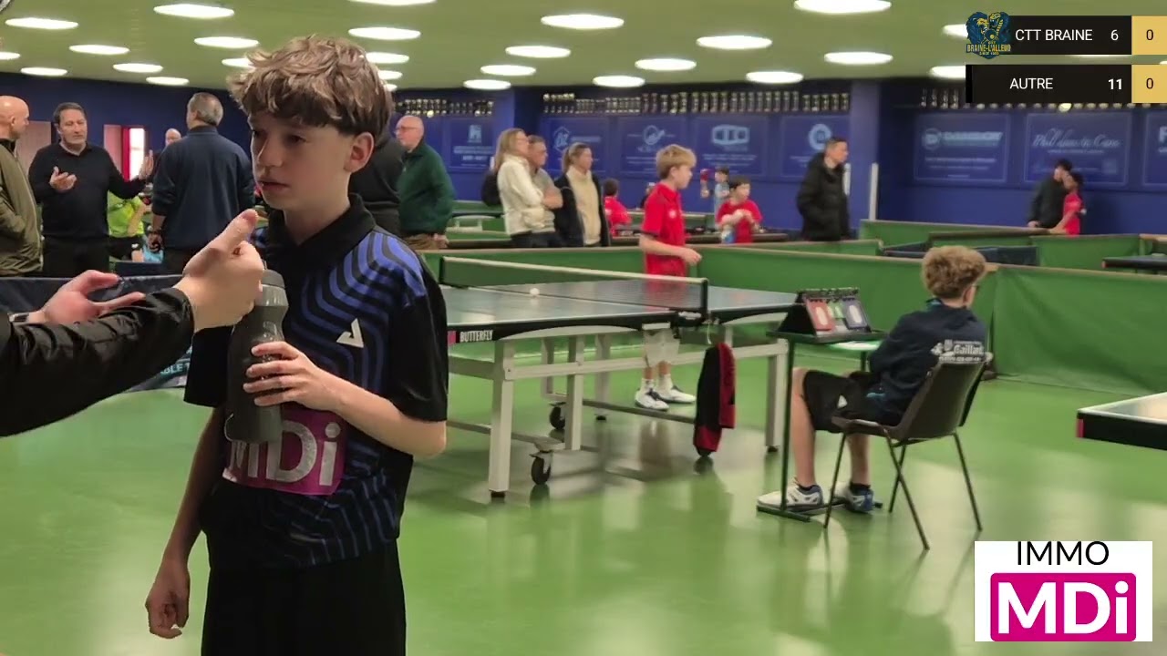 Championnats provinciaux jeunes 25-26: Maxim Servers (D0) VS Florian Cambier (B6)