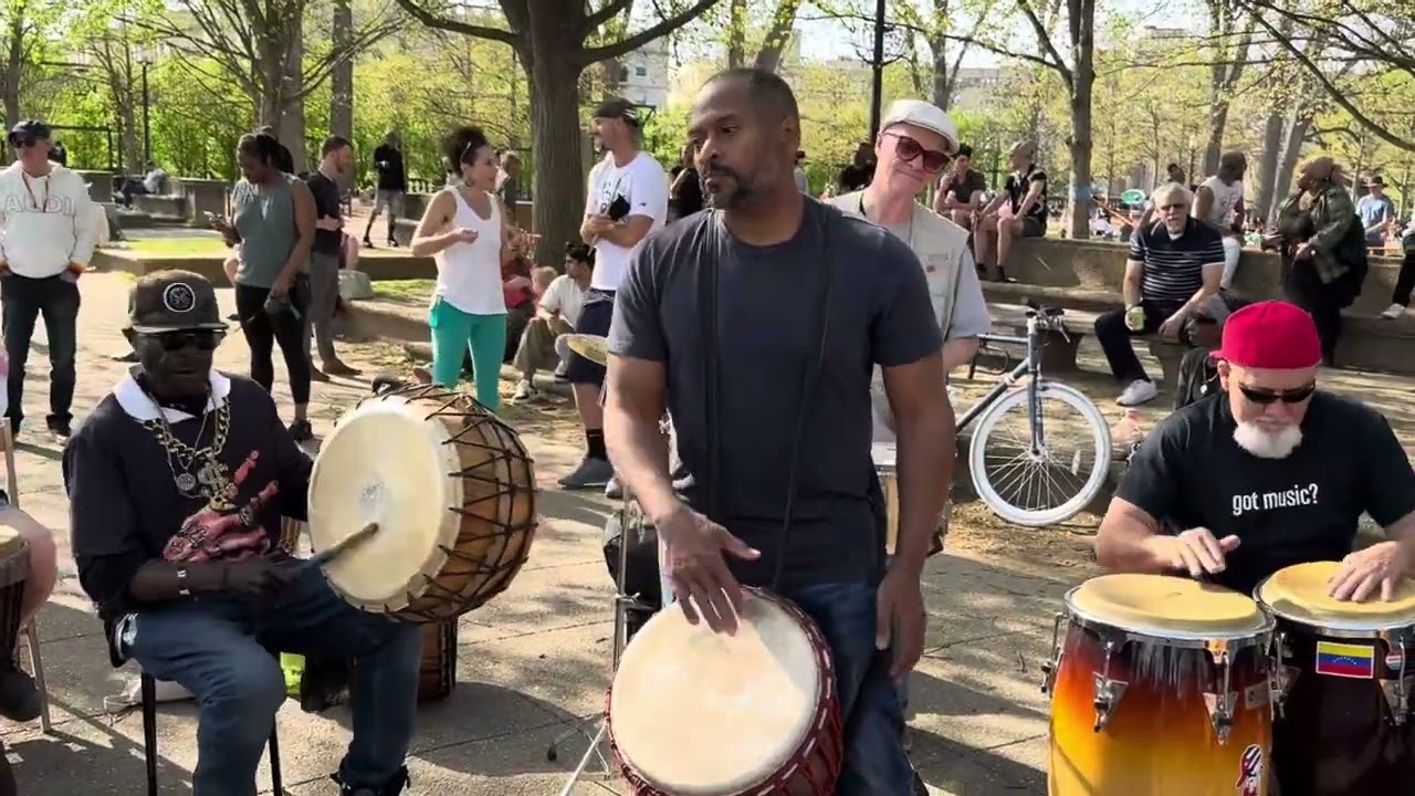 Drum Circle (3) Malcolm X/Meridian Hill Park, Washington, DC, Sundays around 4pm