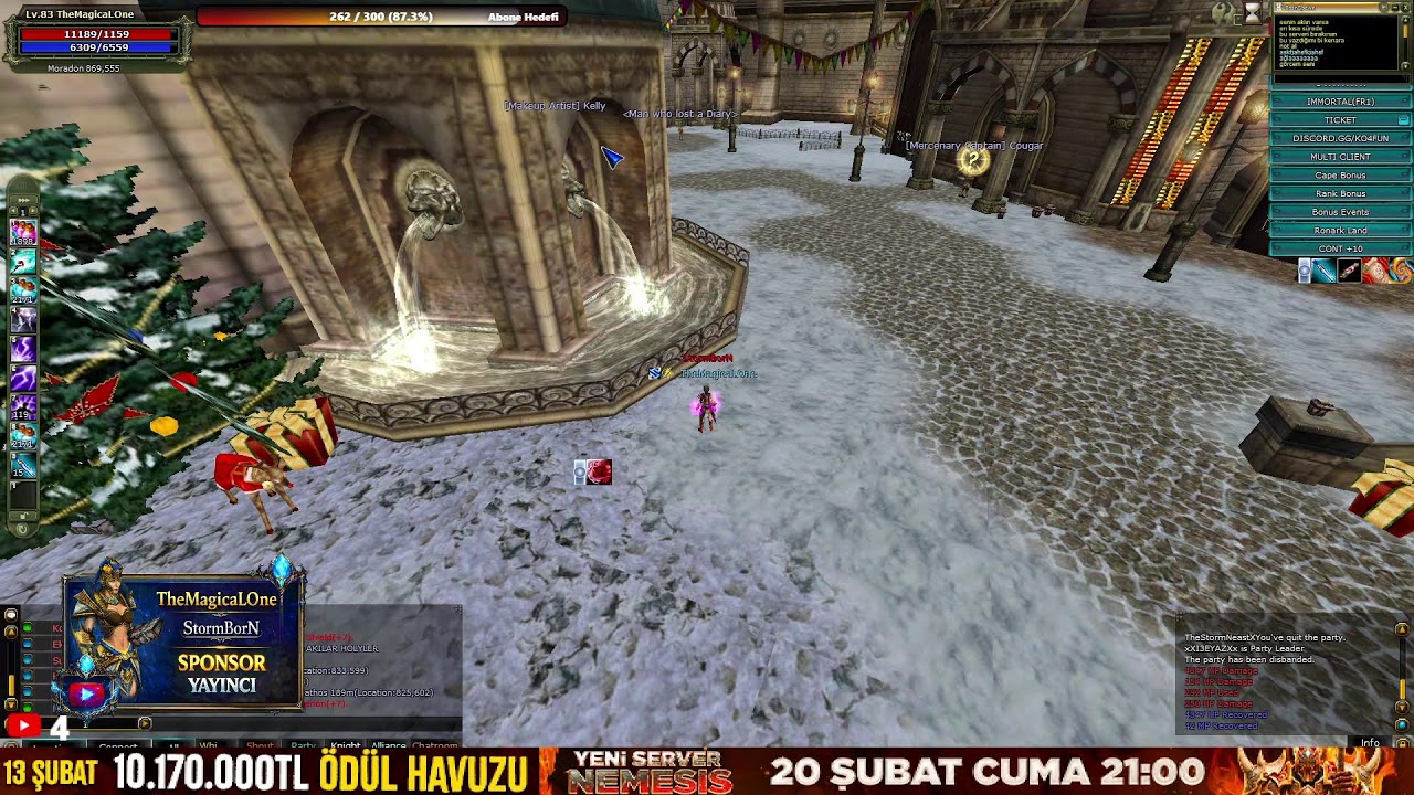 #KO4FUN 🏆  TheMagicaLOne / Mage PK 🔥 Immortal 🔥 #Knight Online PVP #Canlı Yayın