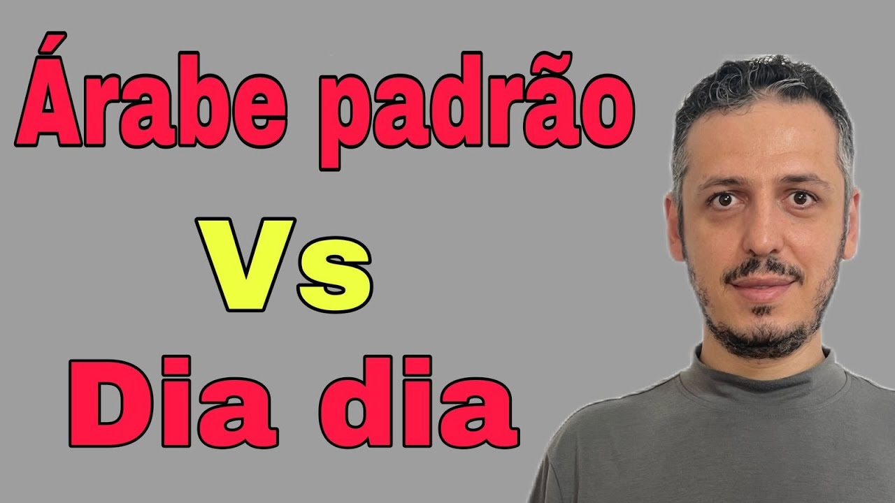 A diferença entre árabe padrão e do dia dia |#aprende_arabe #falar_arabe