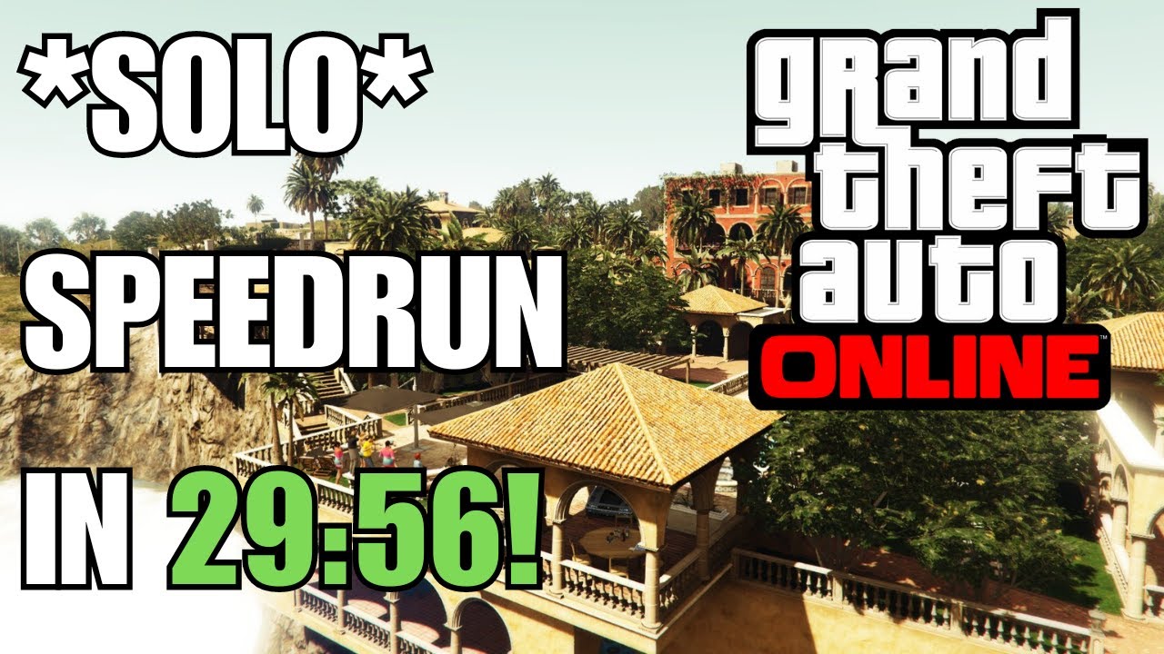 Cayo Perico Heist Speedrun In 29m56s Solo on PS5 (Intel-Finale)