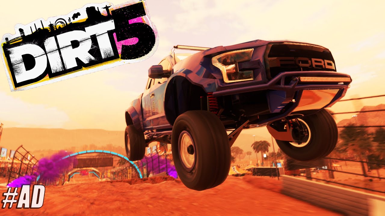 DIRT 5 FIRST GAMEPLAY & I GOT A REALLY COOL DIRT 5 CARE PACKAGE