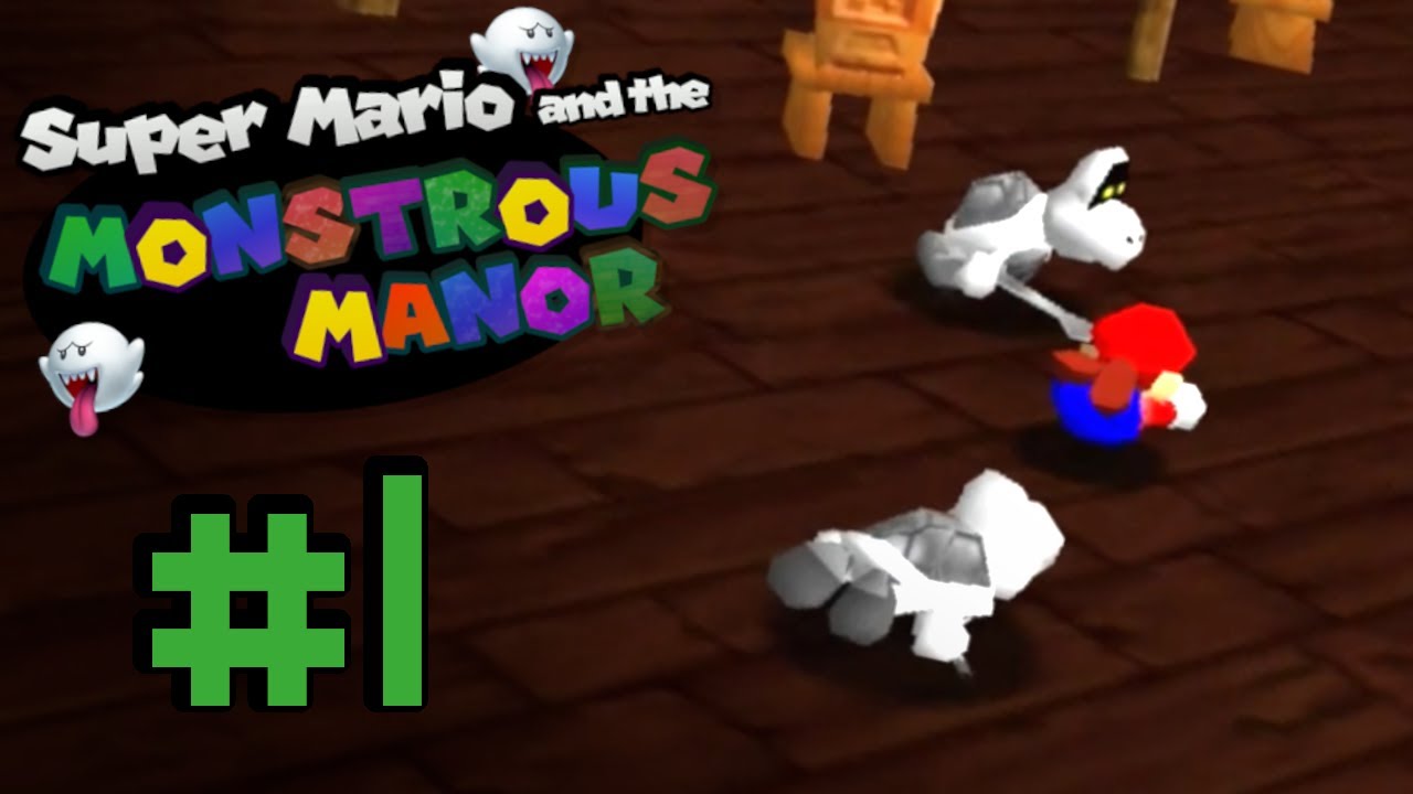 Давайте сыграем в Super Mario and the Monstrous Manor, часть 1.