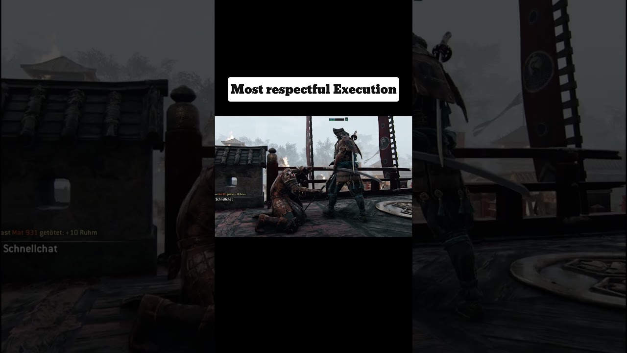 Most Respectful execution  #forhonor #knight #samurai #respect #respectshorts