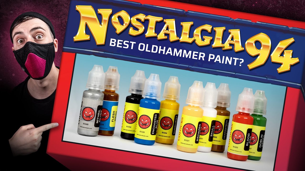 Made to replicate 90s Citadel paints: NOSTALGIA 94 reviewed, still good?