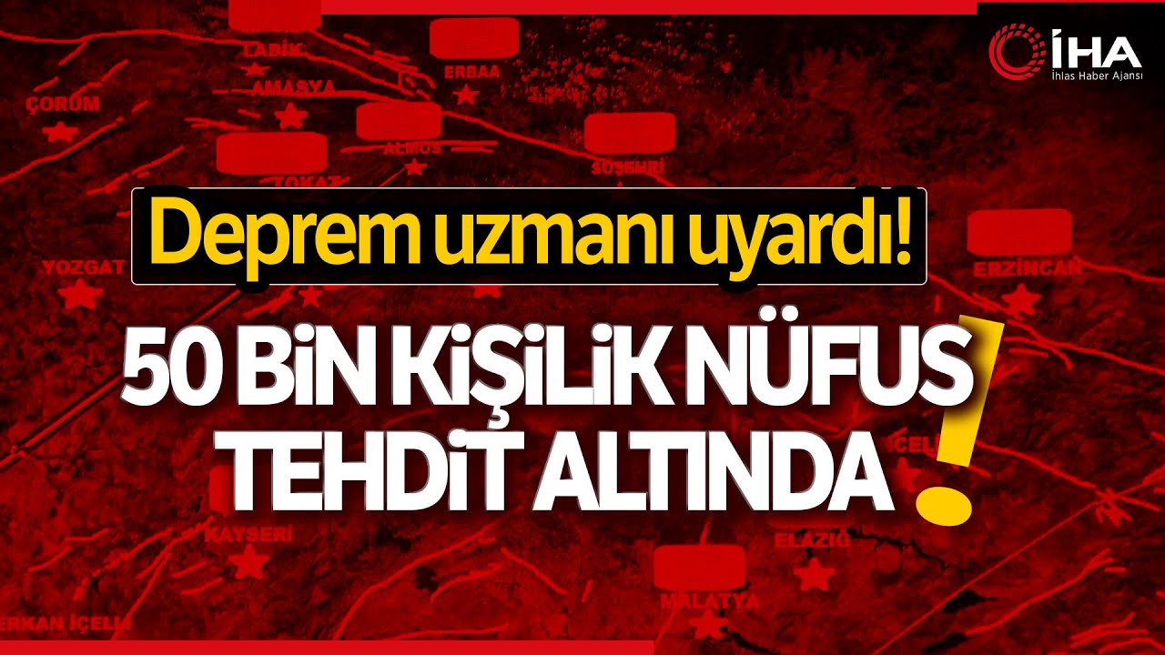 Deprem Havzası Sivas... 50 Bin Kişilik Nüfus Deprem Tehlikesi Altında