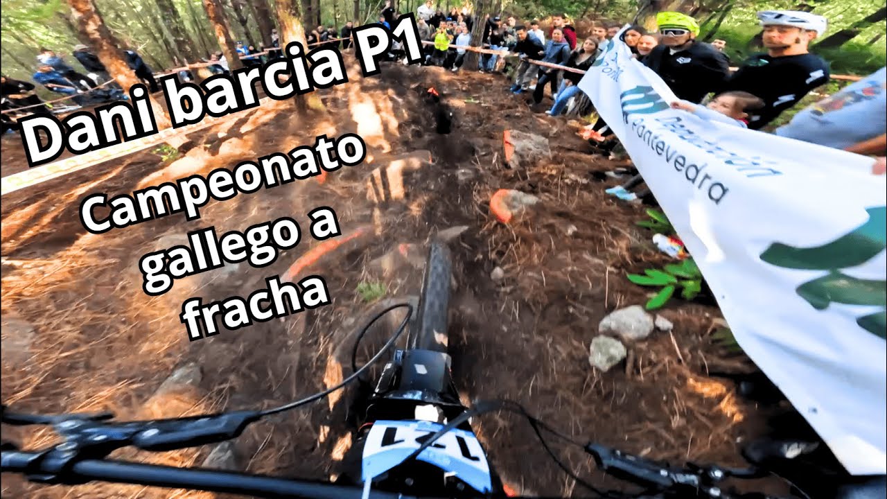 Dani Barcia Bajada ganadora scratch downhill a fracha 2025